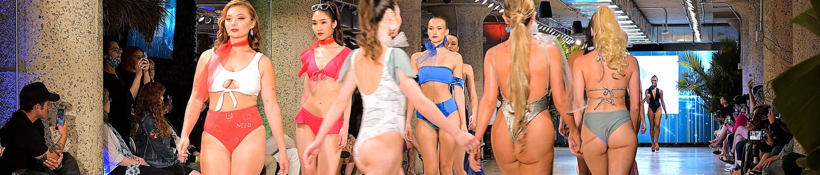 Vichi Swim Bikini Show Art Hearts Fashion LA Swim Week 2022